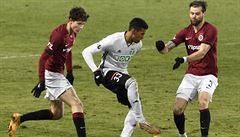 Utkání 19. kola první fotbalové ligy: Sparta Praha - MFK Karviná, 14. února...