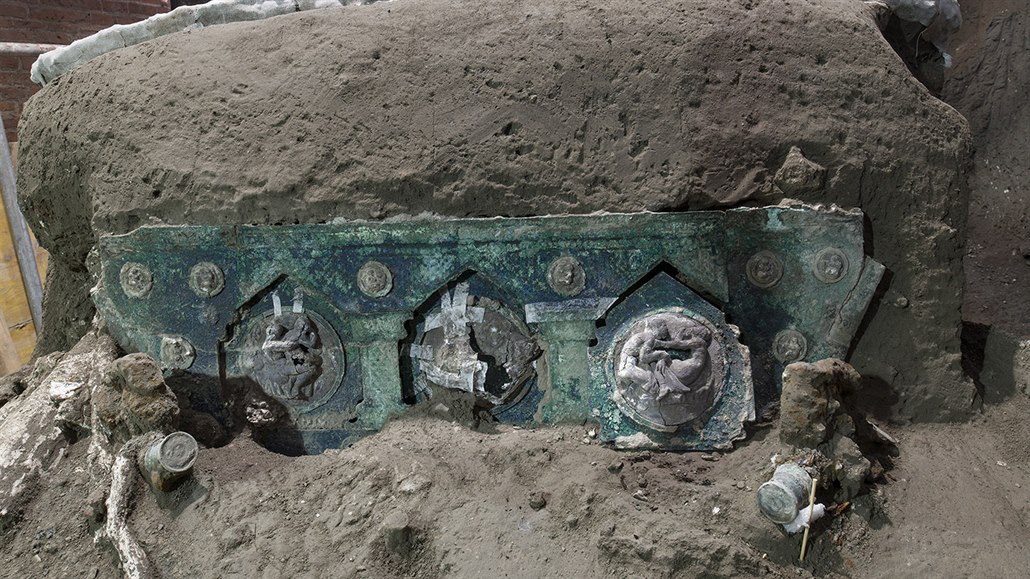 Archeologové nali v blízkosti Pompejí obadní koár ve velmi dobrém stavu.