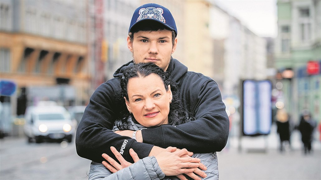 Daniel Pekárek s matkou