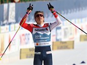 Muský sprint na MS v klasickém lyování ovládl Johannes Klaebo.