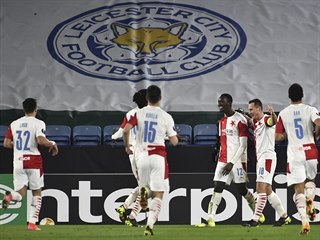Slvist pekvapili Leicester a postupuj do dal fze Evropsk ligy.