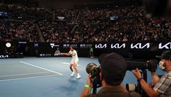 Daniil Medved�v ve finále Australian Open.