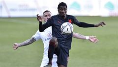 Utkání 21. kola první fotbalové ligy: 1. FC Slovácko - Slavia Praha, 28. února...