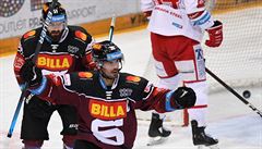 Utkání 49. kola hokejové extraligy: HC Sparta Praha - HC Ocelái Tinec, 28....