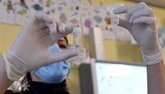 Antigenní testování �kolák� ze slin.