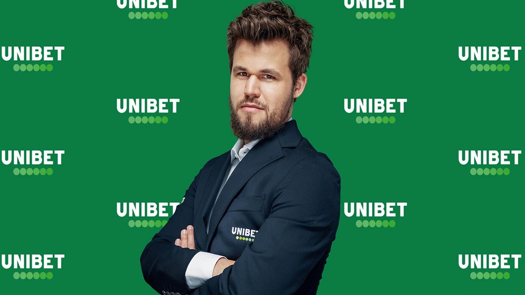 Magnus Carlsen se stal tváří Unibet.