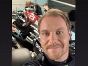 Selfie s novým vozem si udlal také Valtteri Bottas.