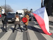 Demonstrace proti vládním opatením na Václavském námstí.