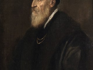Tizianův autoportrét, dnes vystavený v madridském muzeu El Prado.