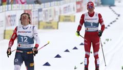 Norský ly�a� Johannes Hösflot Klaebo byl po vít�zství v b�hu na 50 km klasicky...