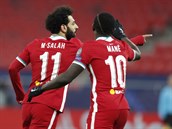 Salah a Mané slaví postup Liverpoolu