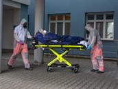 Pevoz pacientky z orlickoústecké nemocnice do Polska.