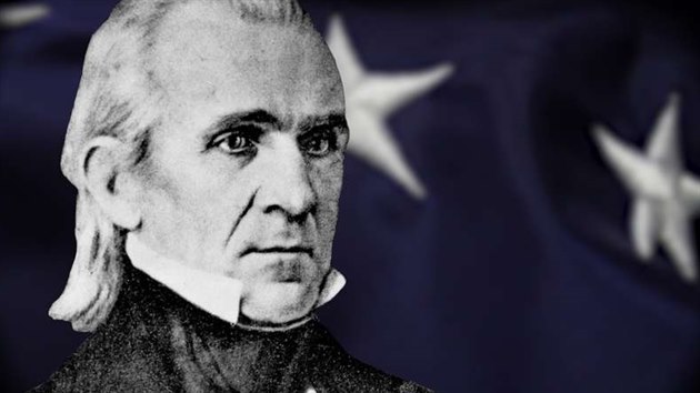 James K. Polk, jedenáctý prezident USA.