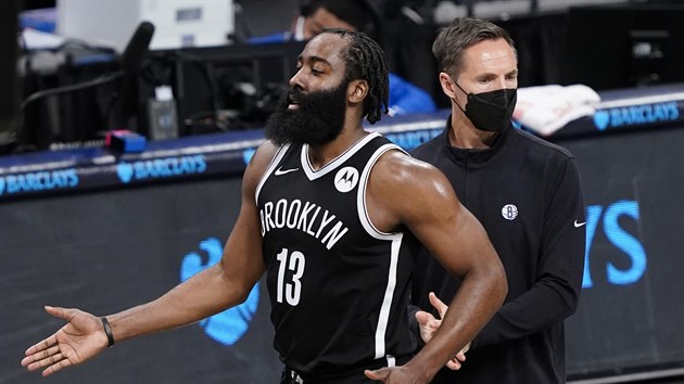 Basketbalista Brooklynu James Harden.
