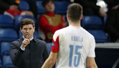 Manažer Rangers FC Steven Gerrard a Ondřej Kúdela. | na serveru Lidovky.cz | aktuální zprávy