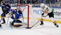 Tomá� Nosek se neúsp�n� pokou�í o gól proti St. Louis.