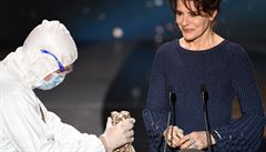Herečka Fanny Ardant během slavnostního ceremoniálu udělování cen César. | na serveru Lidovky.cz | aktuální zprávy