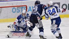 Také druhé utkání Vítkovic a Brna nabídlo vyrovnanou podívanou.