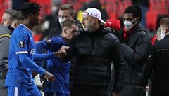 Jindich Trpiovský po zápase s Rangers.