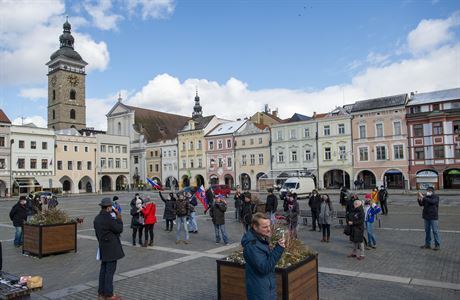 Demonstrace proti omezením, která v současnosti platí na území ČR kvůli...