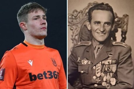 Anglický branká� Josef Bursik je vnukem �eskoslovenského vále�ného hrdiny...