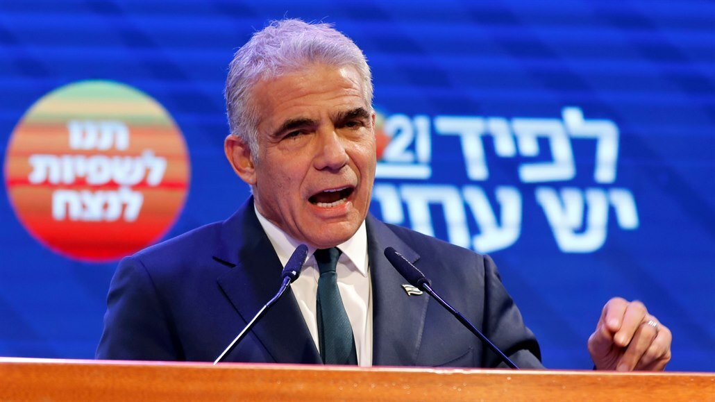 Jair Lapid, lídr izraelské strany Je Atid