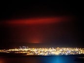 Výbuch nastal na poloostrov Reykjanes zhruba 30 kilometr na jihozápad od...