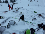 Skialpinistku nalezl lavinový pes piblin po 30 minutách od chvíle, kdy byl...