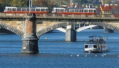 Münzbergerovy práce - ást Palackého mostu