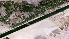 Suezský pr�plav a uvíznutá lo� Ever Given, která zablokovala proplouvání...