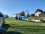 Vrtulník u nehody