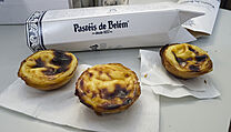 Originln pasteis de nata pmo z Belmu