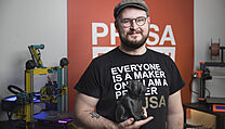 Josef Průša, zakladatel Prusa research a výrobce 3D tiskáren.