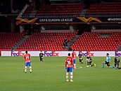 Granada vs. Manchester United, také fotbalisté panlského celku ped duelem...