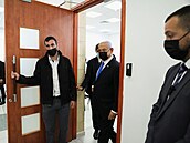 Premiér Izraele u soudu.