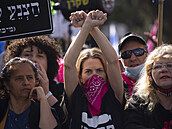 V ulicích Izraele se protestuje proti souasnému premiérovi.