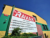 Hala firmy Ravak v Píbrami.