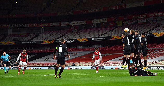 Arsenal vs. Slavia, Evropská liga: Alexandre Lacazette trefuje hostující ze.