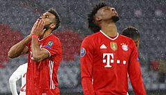 Bayern vs. PSG: zklámání domácího dua Eric Maxim Choupo-Moting a Kingsley Coman.