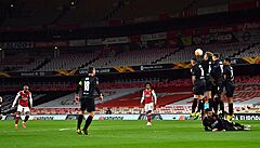 Arsenal vs. Slavia, Evropská liga: Alexandre Lacazette trefuje hostující ze.