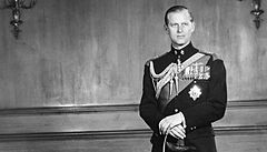 Princ Philip na archivním snímku z roku 2012.