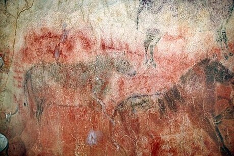 Některé z pravěkých maleb ve španělských jeskyních, včetně Altamiry, jsou...