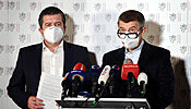 Premiér Andrej Babi� a první místop�edseda vlády Jan Hamá�ek  na mimo�ádné... | na serveru Lidovky.cz | aktu�ln� zpr�vy