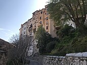 Cuenca a její visuté domy. Mrakodrapy stedovku