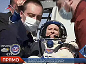 V kazaské stepi pistála lo Sojuz MS-17.