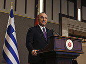 Turecký ministr zahranií Mevlut Cavusoglu.