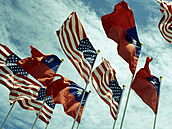 Vlajky Spojených stát a Tchaj-wanu