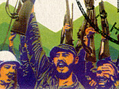Fidel Castro na kubánské známce