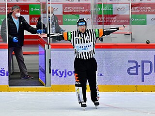 Třinec - Mladá Boleslav. Chybující Oldřich Hejduk.