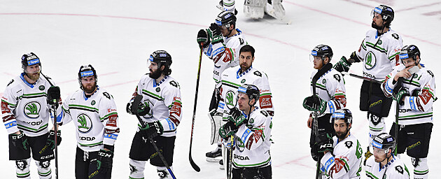 Tinec - Mlad Boleslav. Hri Mlad Boleslavi po skonen zpasu.